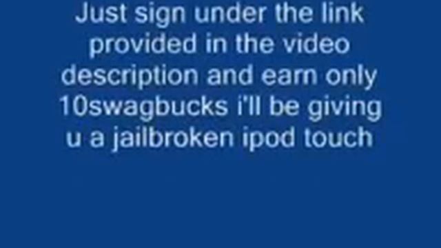 IPOD TOUCH 2G GIVEAWAY VERY EASY TO WIN смотреть онлайн