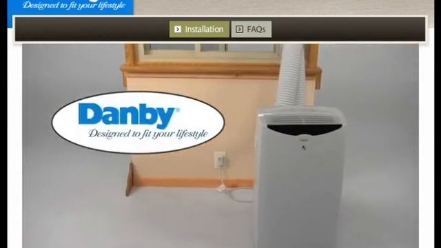 Danby Portable Air Conditioner Installation Guide смотреть онлайн