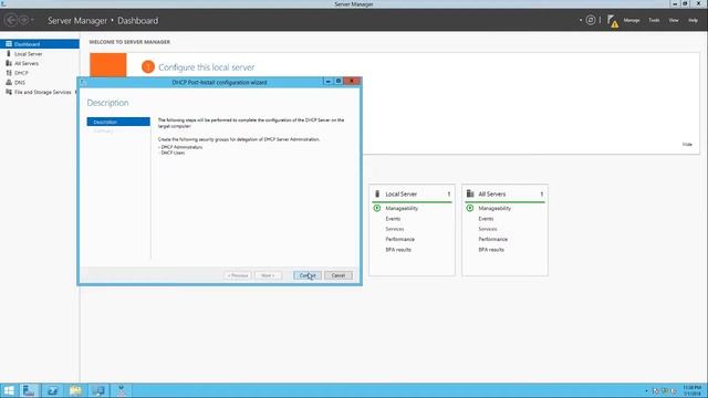 Install DHCP DNS Windows Server 2012 R2 using PowerShell смотреть онлайн