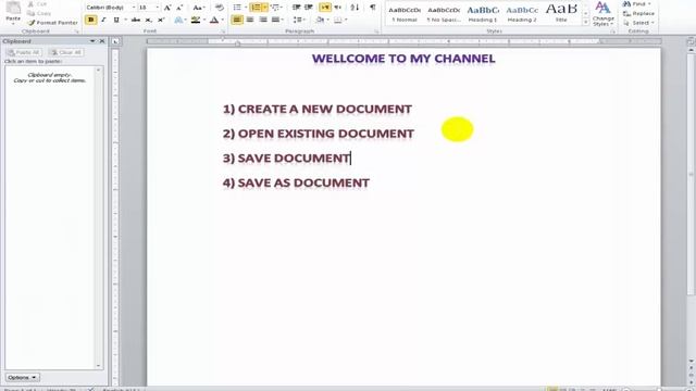 How to create, open , save & save as document in Ms Word In Hindi/Urdu( Part-3) смотреть онлайн