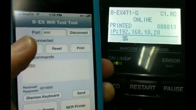 Sending print jobs to barcode and thermal printer using iphone смотреть онлайн