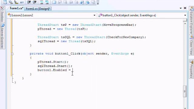 Lesson 2 (Part 3) Gridview MethodInvoker Threading Progress Bar C# смотреть онлайн