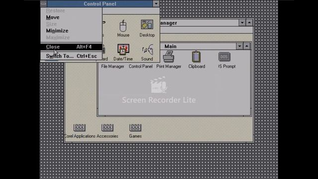 Windows 3.1 on VMware смотреть онлайн