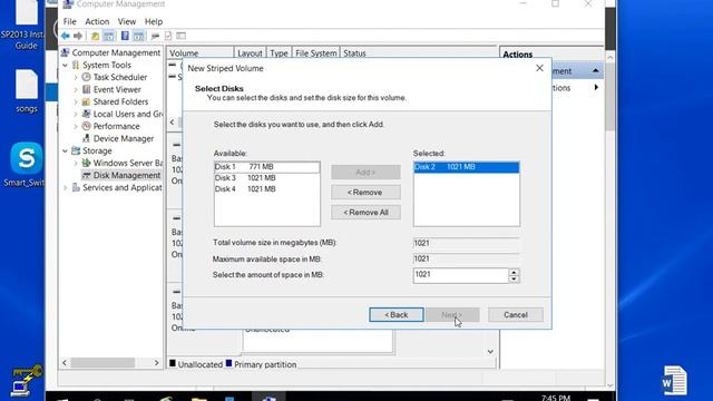 RAID configuration on Windows Server 2016 смотреть онлайн
