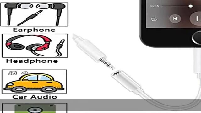 Apple MFi Certified 2 Pack Lightning to 3.5 mm Headphone Audio Aux Jack Adapter Dongle Cable Conver смотреть онлайн