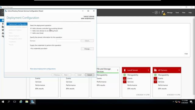 Windows Active Directory Service Installation смотреть онлайн