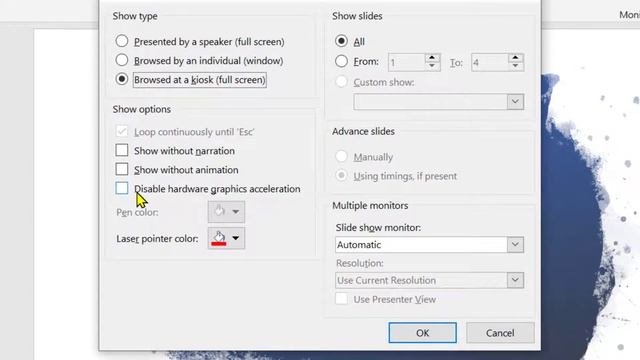 how to disable hardware acceleration in powerpoint смотреть онлайн