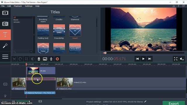 Movavi Video Editor Tutorial :) смотреть онлайн