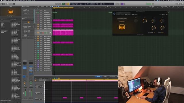 How to tune drums 🥁 in Logic Pro X Drum Machine Designer| Live Electronic Music Tutorial 149 смотреть онлайн