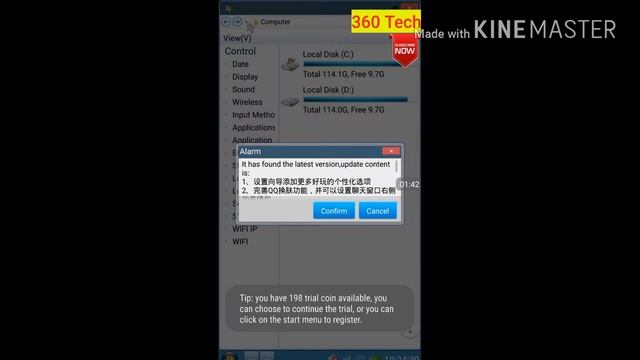 Run Windows 7/XP and vista in android..... смотреть онлайн