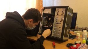 Почистил компьютер от пыли, он больше не включился...