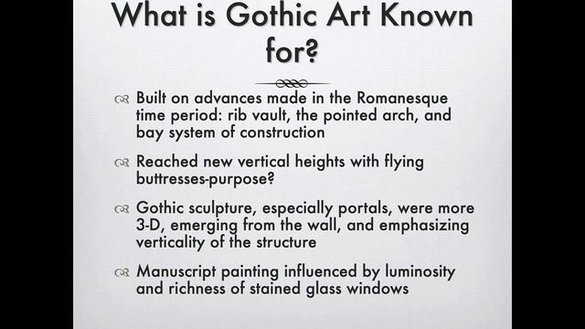 Intro to Gothic Art смотреть онлайн