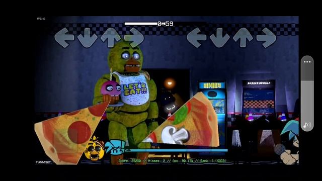 FNF: Vs FNaF 1 Full Week's Android Port смотреть онлайн