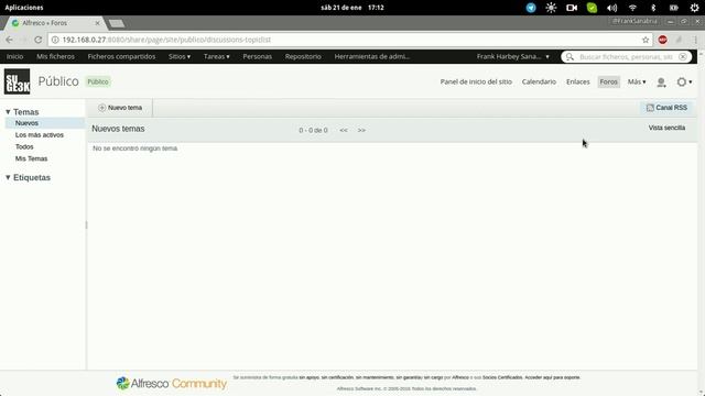 Curso de Alfresco Capitulo 25: Foro en el Sitio смотреть онлайн