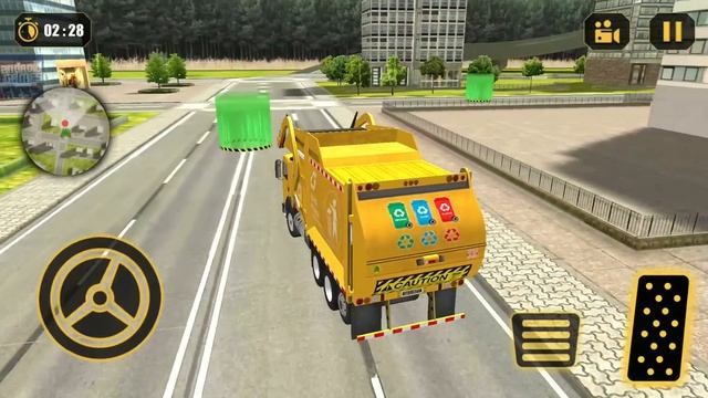 Garbage Truck Driver 2020 Streets Cleaning #2 - New Rubbish Truck - Android Gameplay смотреть онлайн