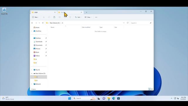 Tabs in File Explorer (Windows 11) смотреть онлайн