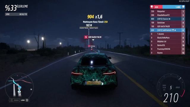 Forza Horizon 5 yol yarışı etkinlikkeri yapıyoruz смотреть онлайн