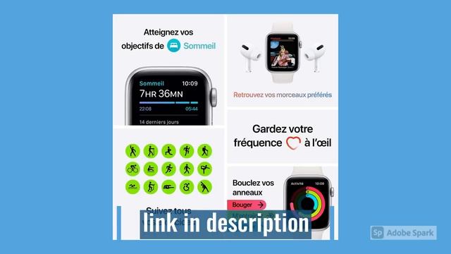 Apple Watch SE (GPS, 44 mm) Boîtier en aluminium gris sidéral, Bracelet Sport noir смотреть онлайн