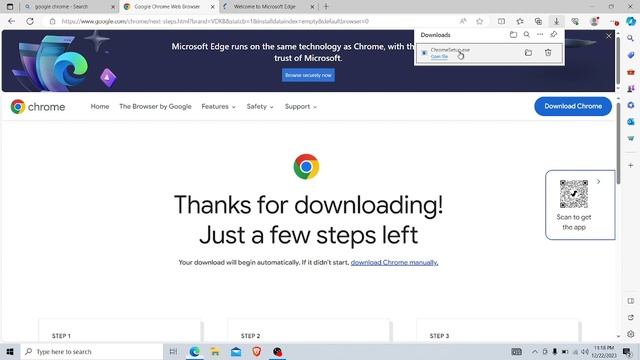 Download Chrome from Microsoft Edge | Quick & Easy Installation смотреть онлайн