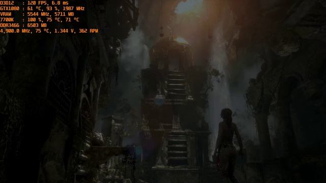 Rise of the Tomb Raider [Ultra preset + FXAA] Benchmark [7700k + Stock GTX 1080TI] смотреть онлайн