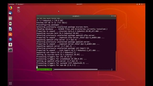 How to install SSH server on Ubuntu смотреть онлайн