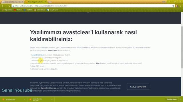 Avast Anti Virüs Programı Kaldırılmaması Sorunu ! смотреть онлайн