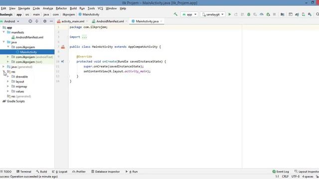Android Studio Dersleri 2021 Ders 6: Uygulama Adını Değiştirme смотреть онлайн