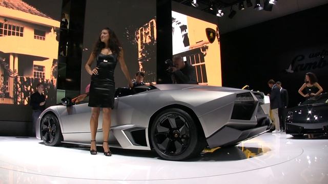 2010 Lamborghini Reventón Roadster @ 2009 Frankfurt Auto Show - CAR AND DRIVER смотреть онлайн