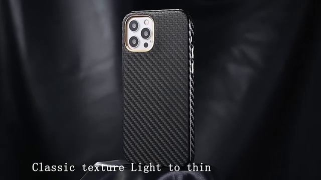 High end Leather Carbon Fiber Pattern Protective Case for iPhone 12 11 Series смотреть онлайн