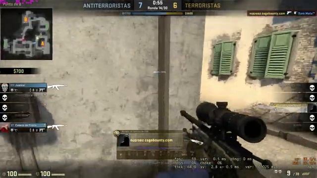 CS:GO 1v3 AWP | Competitive Inferno смотреть онлайн