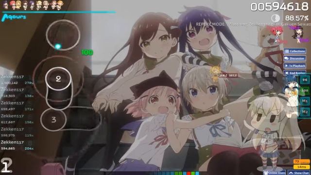 Osu! : Gakkou Gurashi - friend Shitai (TV size) смотреть онлайн