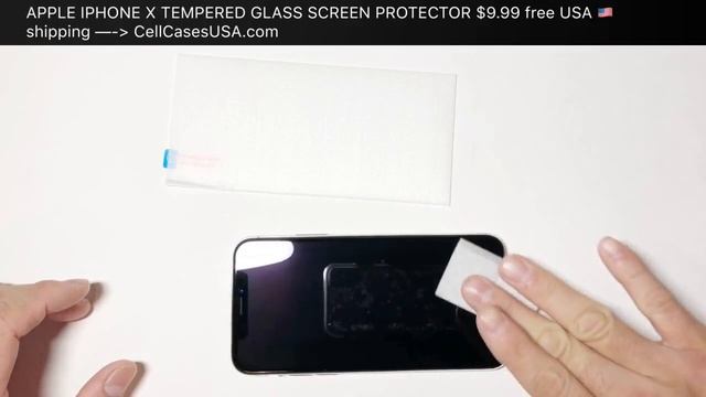 How to apply or install APPLE IPHONE X TEMPERED GLASS SCREEN PROTECTOR from CellCasesUSA.com смотреть онлайн