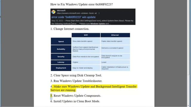 Fix Windows Update error 0x800F0223 смотреть онлайн