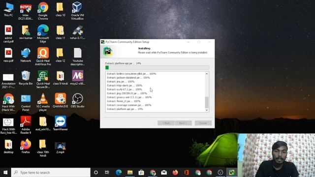 How to Install Python and PyCharm in hindi Full installion video step by step смотреть онлайн