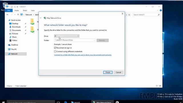 How to Map a Network Drive in Windows 10 смотреть онлайн