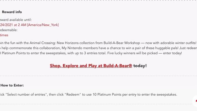 Animal Crossing X Build-A-Bear Winter Crossover Contest (My Nintendo) смотреть онлайн