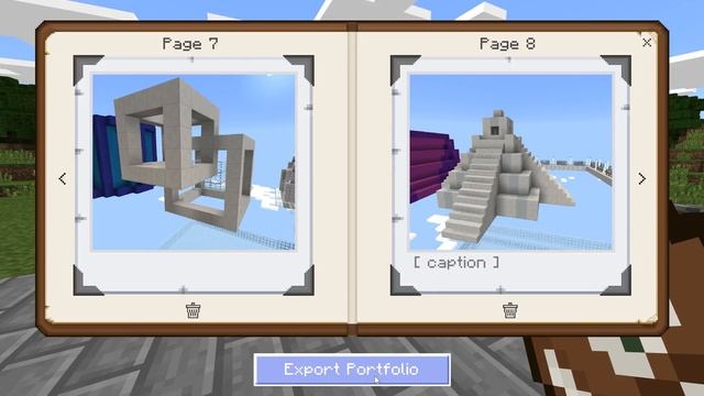 How to caption, export and open a portfolio using Minecraft: Education Edition смотреть онлайн