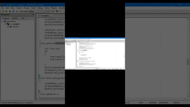 C++ project snake game _made by Aya Mahmoud and Basant badr смотреть онлайн