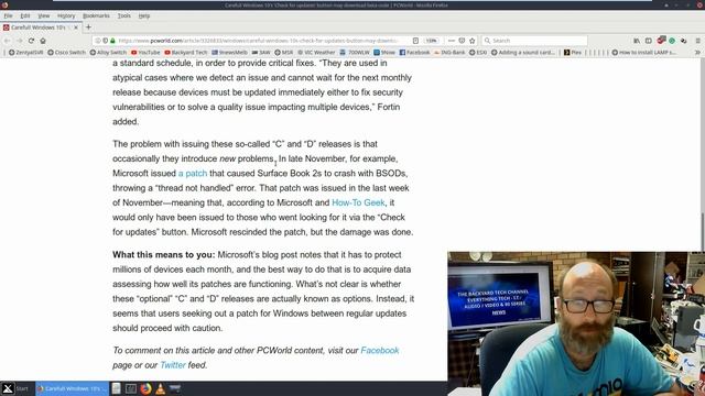 Backyard Tech News - Windows update button issues смотреть онлайн