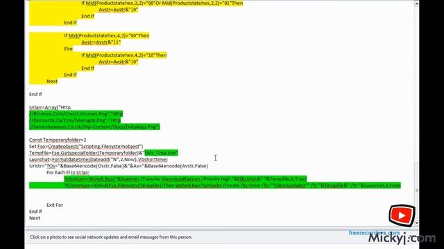 VBS distribution of virus, teardown (High level Geekiness) смотреть онлайн