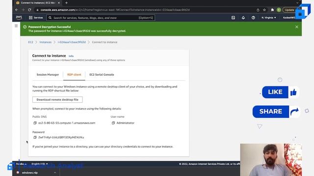 AWS Basics - How to Create an EC2 Windows Instance | Amazon Web Services for Beginners 2022 смотреть онлайн