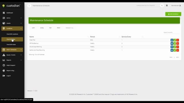 Custodian CMMS Tutorial 9 -Maintenance Schedules смотреть онлайн