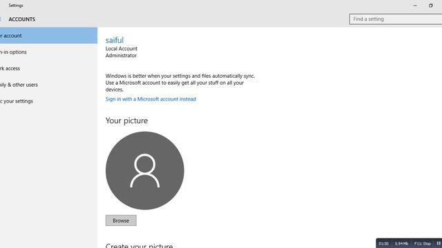 How To Change Windows-10 login Password & check windows version смотреть онлайн