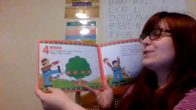 Ms. Amber reads Ten red apples by:Pat Hutchins смотреть онлайн
