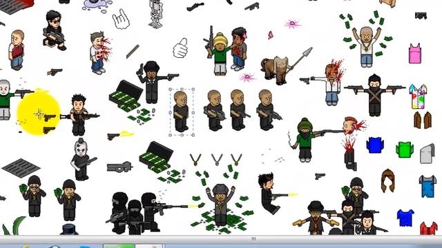 Como tirar fundo do Paint Windows xp para fazer Pixel Arts Habbo смотреть онлайн