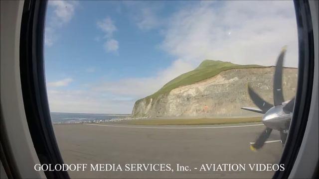 SAAB 2000 - TAKEOFF FROM DUTCH HARBOR
