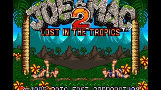 Intro-Demo - Joe & Mac 2: Lost in the Tropics (USA, SNES) смотреть онлайн