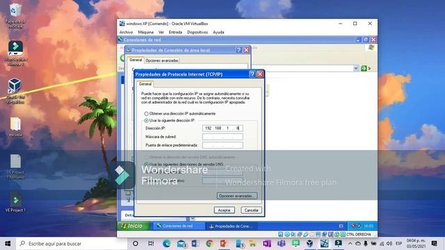 red LAN entre Linux Ubuntu Virtual y Windows XP virtual смотреть онлайн