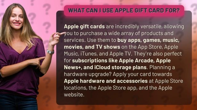What Can I Use Apple Gift Card For?