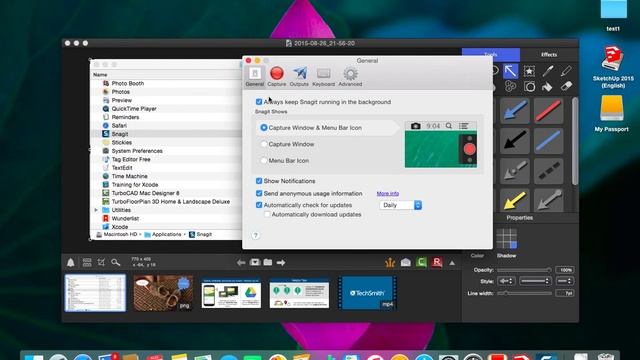 How to recover Snagit's on screen menu button on the Mac. смотреть онлайн